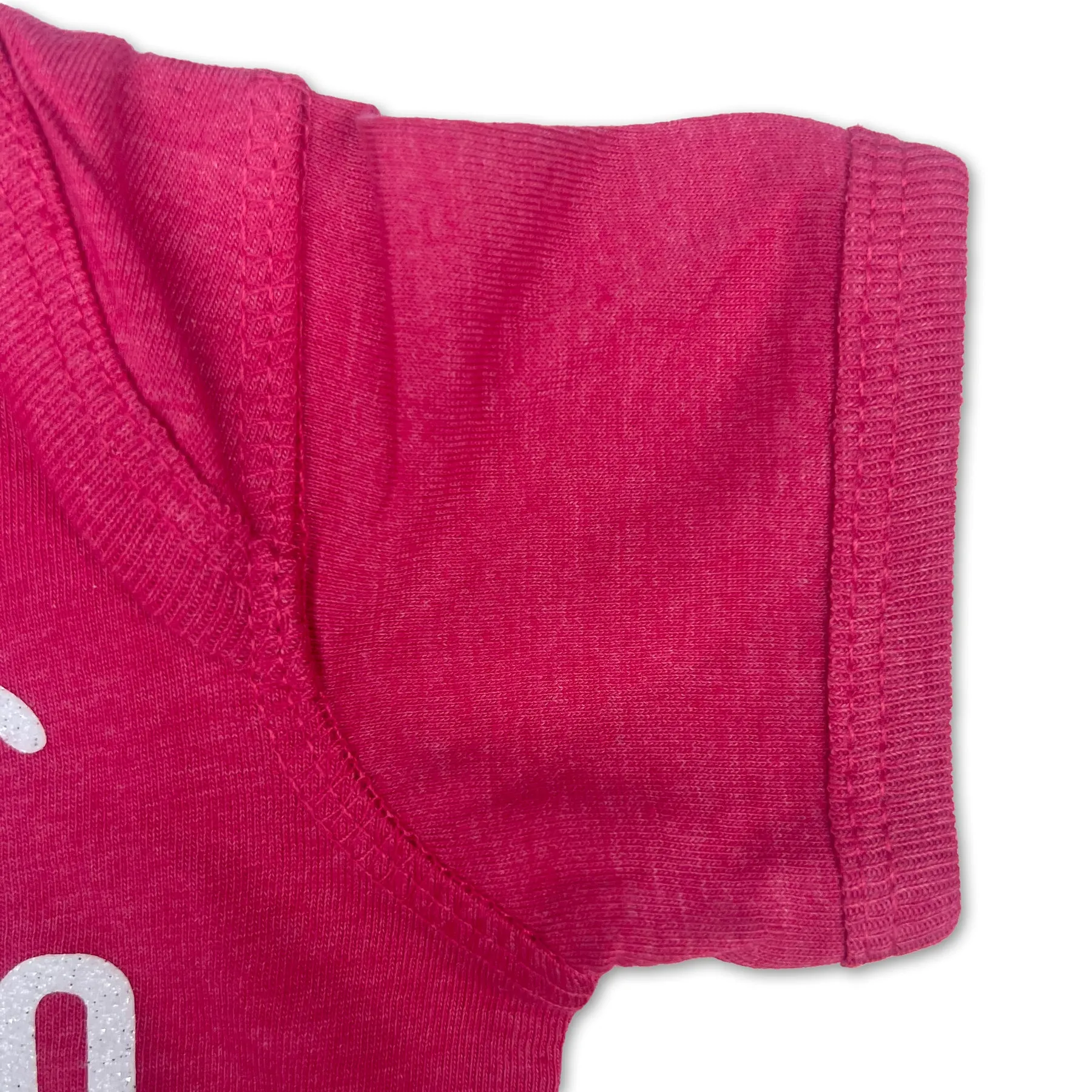 Sol Baby Hermosa Beach Vibes Vintage Pink Short Sleeve Bodysuit