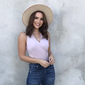 Sophie Jersey Double Lined Bodysuit in Mauve