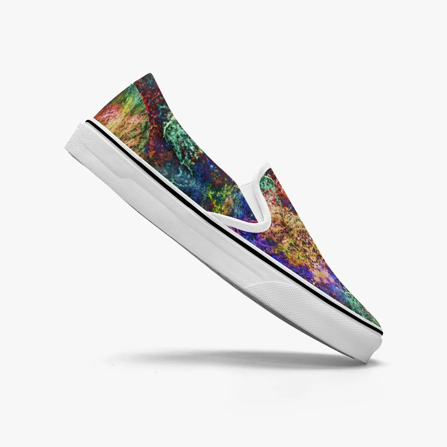 Starflow Split-Style Psychedelic Slip-On Shoes