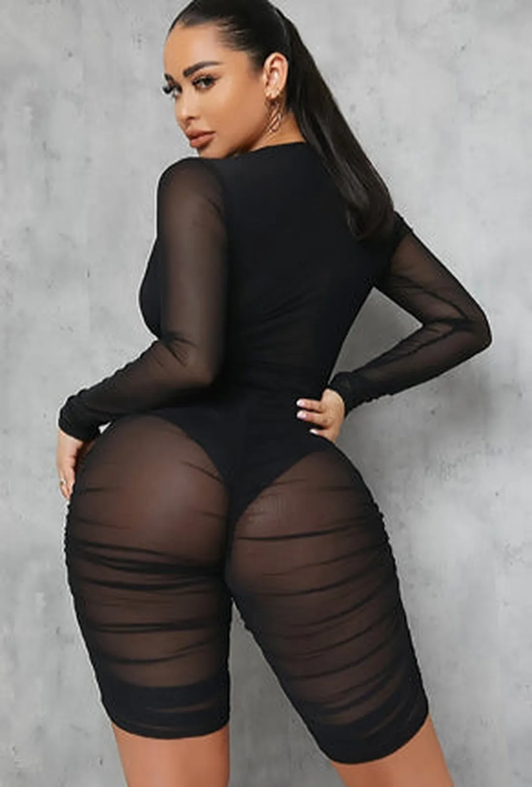 STORM - RUCHED CORSET BODYSUIT