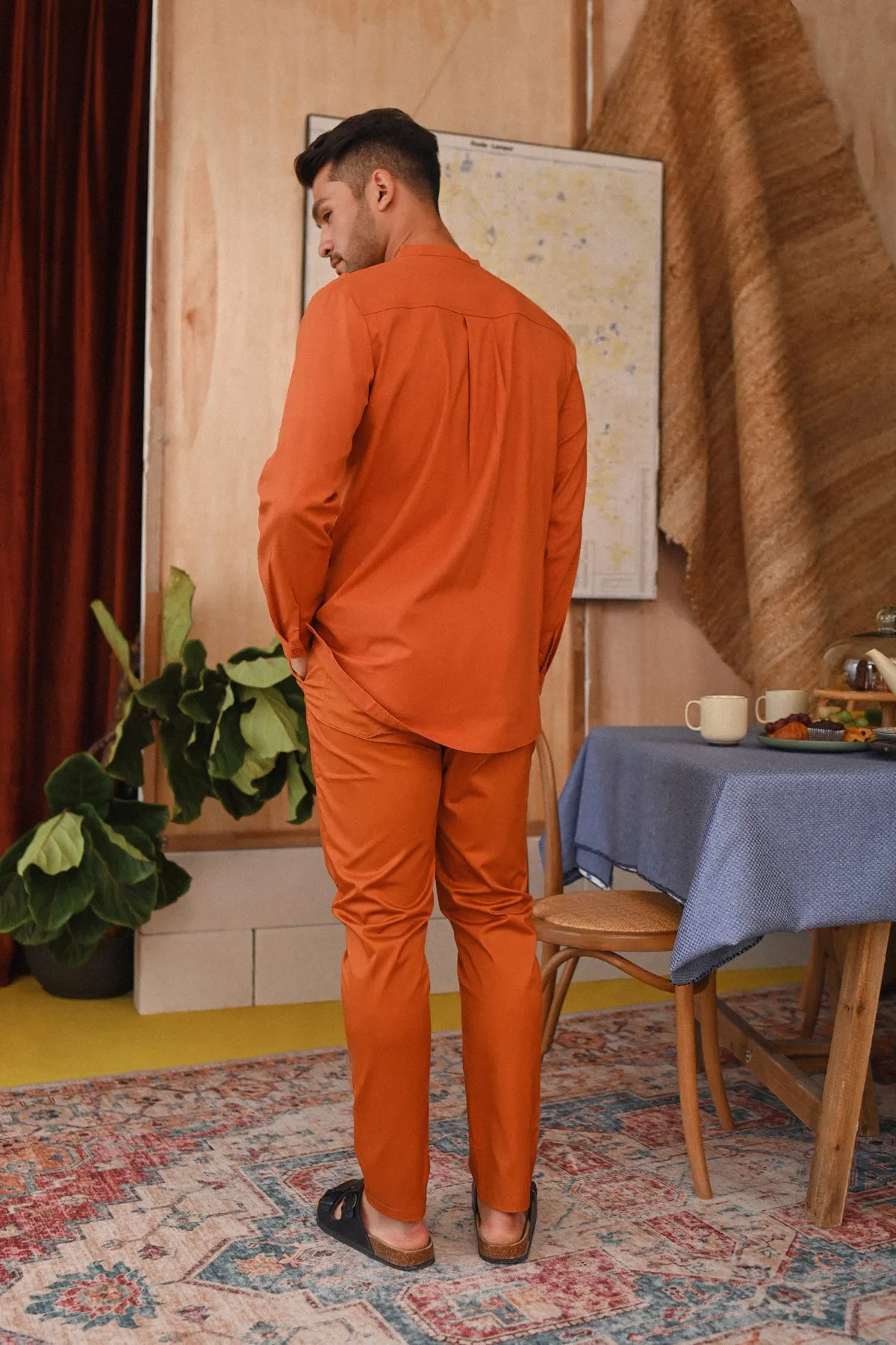 The Perfect Men Slim Fit Pants - Brown