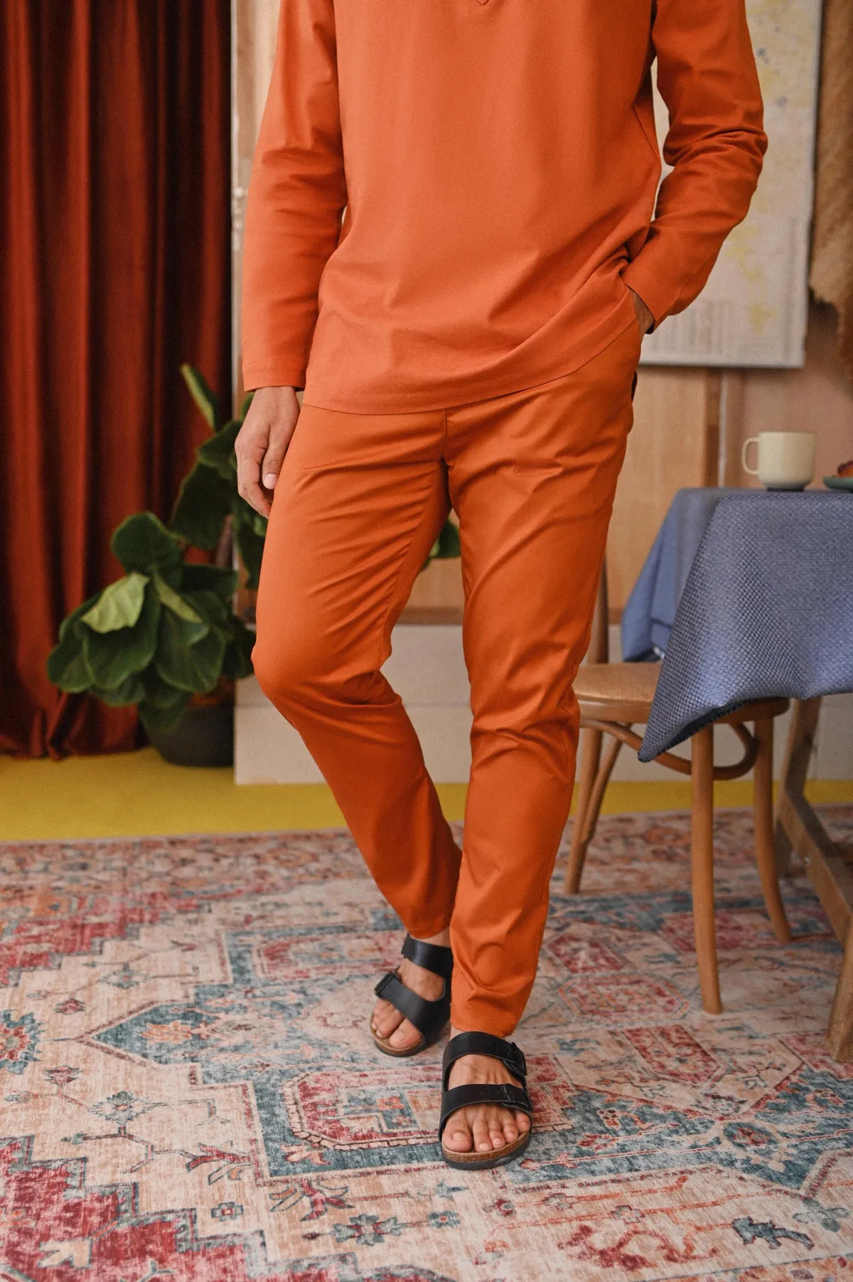 The Perfect Men Slim Fit Pants - Brown