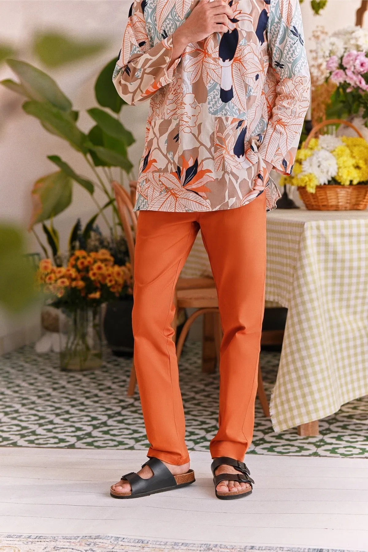 The Perfect Men Slim Fit Pants - Brown
