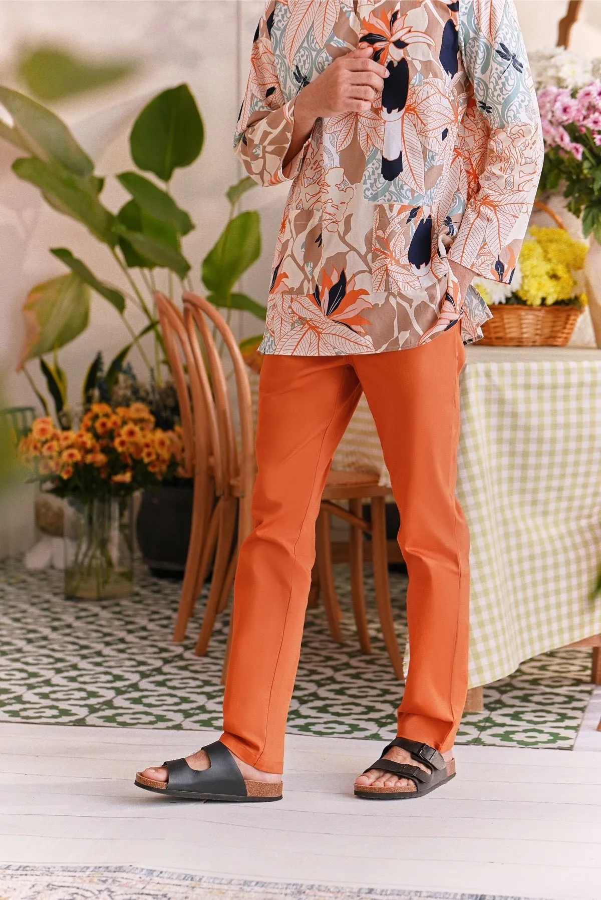 The Perfect Men Slim Fit Pants - Brown