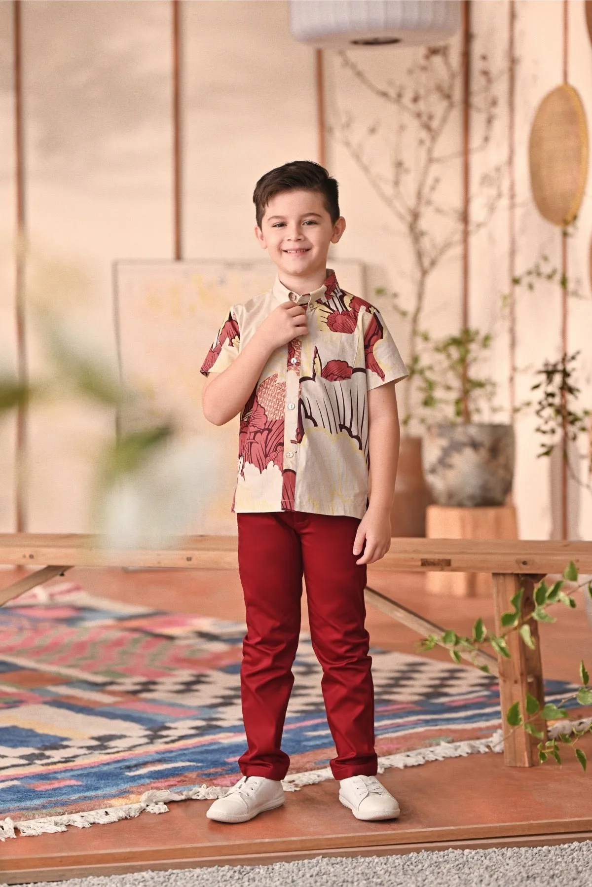 The Perfect Slim Fit Pants - Maroon