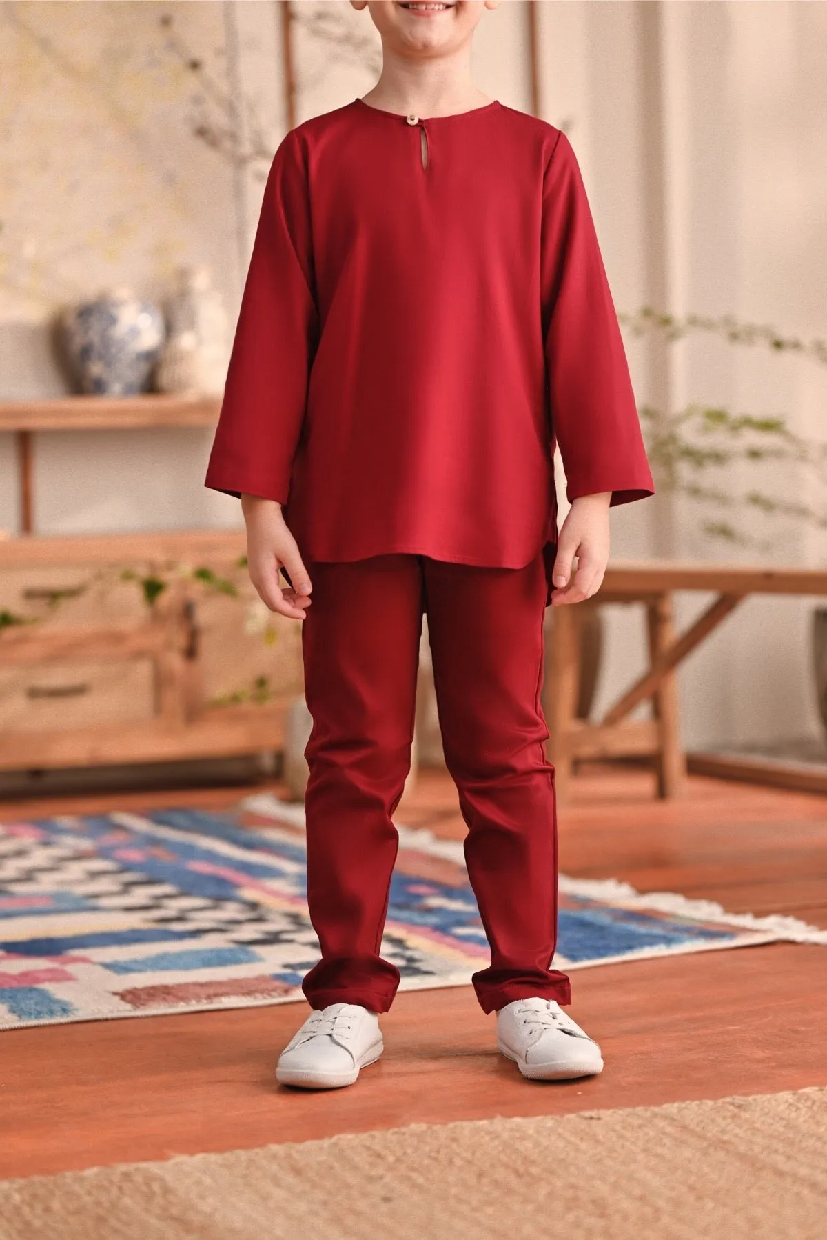 The Perfect Slim Fit Pants - Maroon