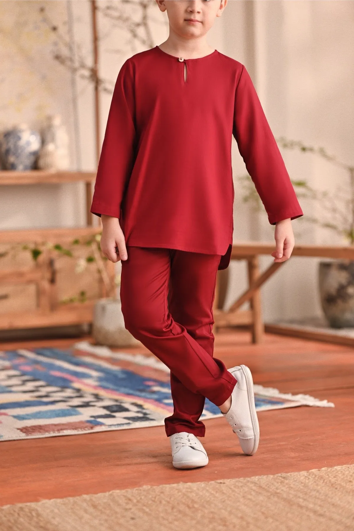 The Perfect Slim Fit Pants - Maroon