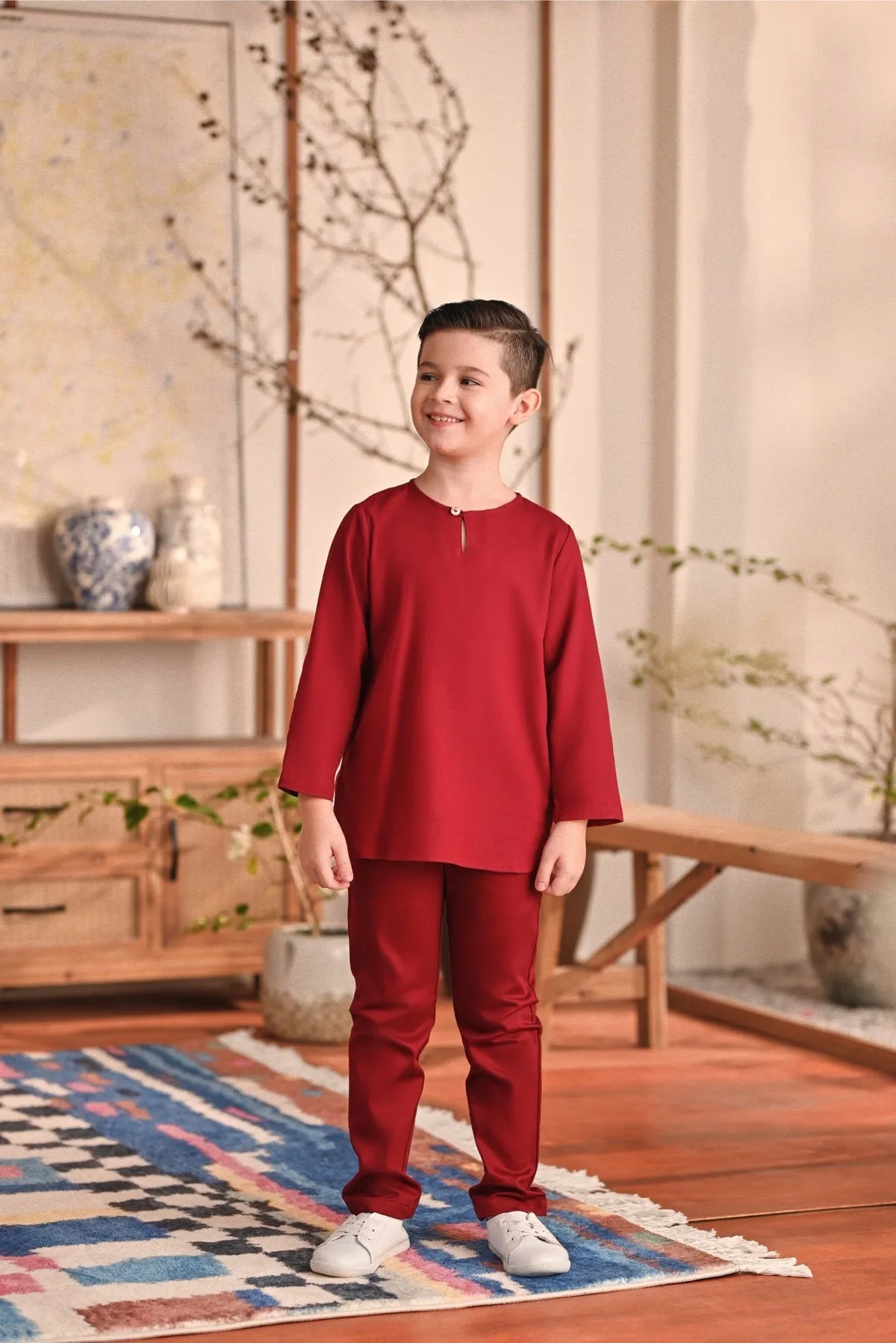 The Perfect Slim Fit Pants - Maroon