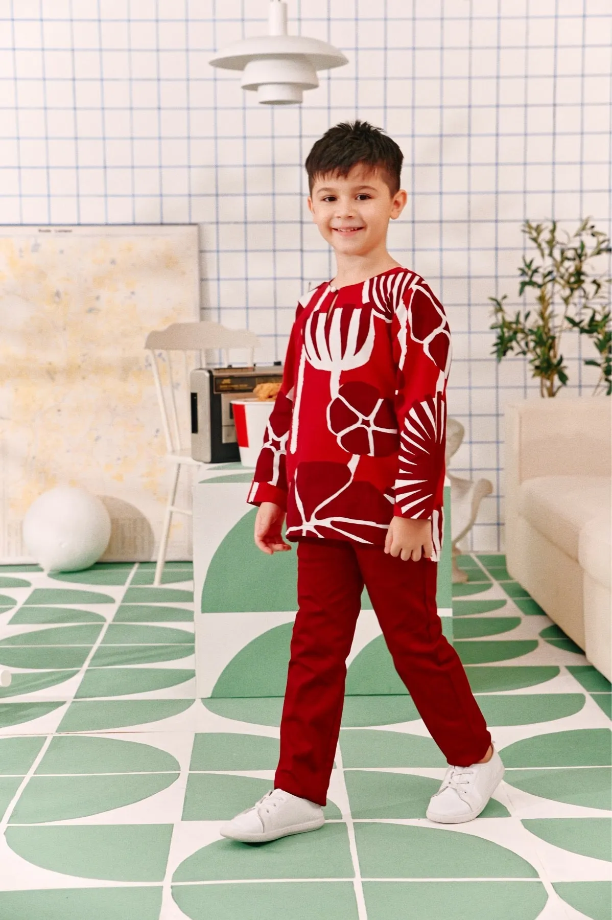 The Perfect Slim Fit Pants - Maroon