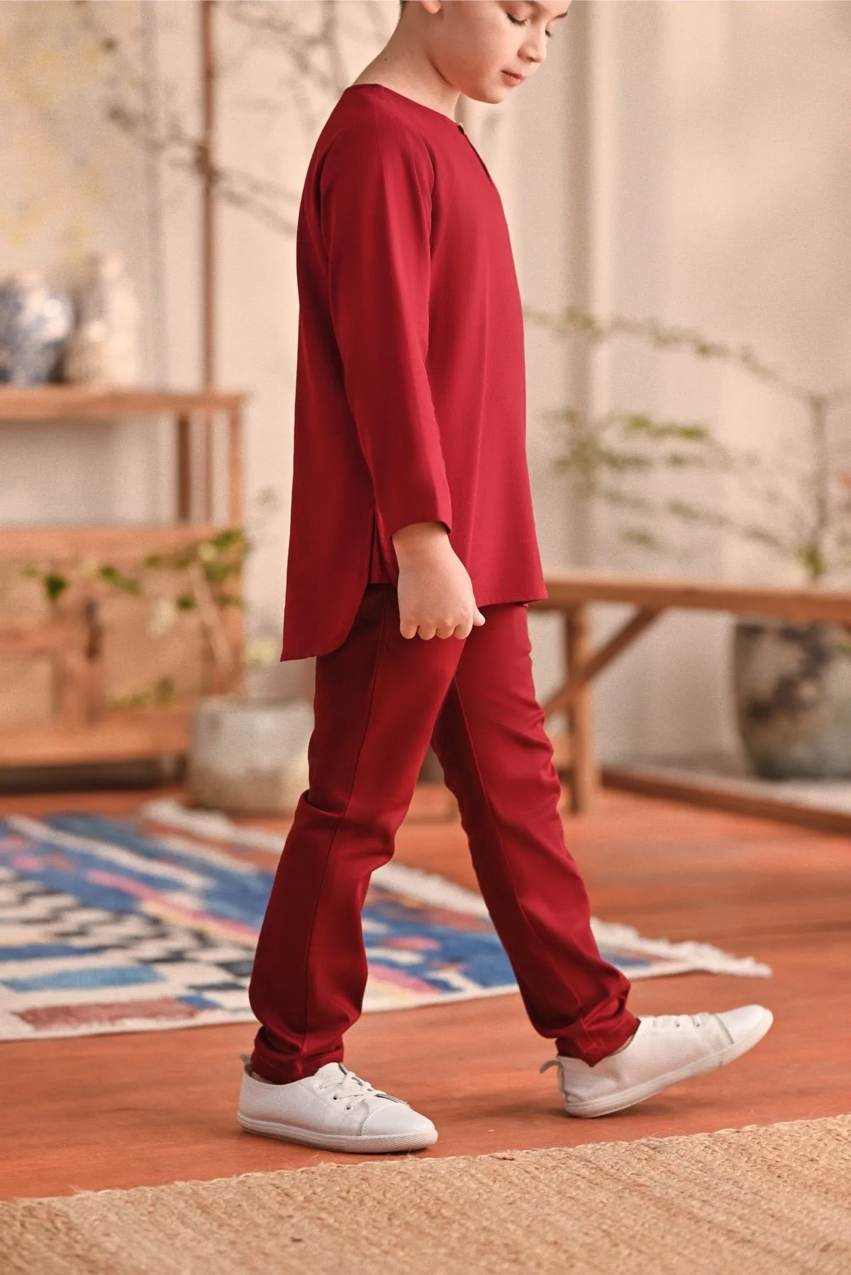 The Perfect Slim Fit Pants - Maroon