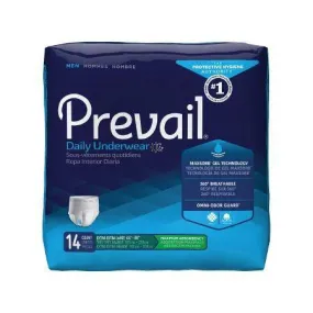Underwear Prevail Men 2XLG 64-80" (14/Bag)