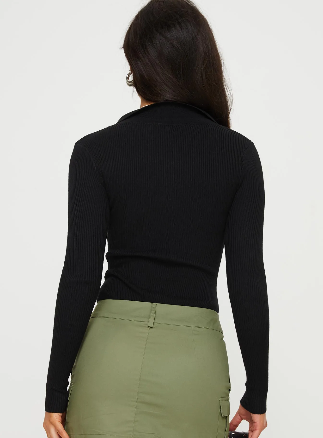 Vasant Long Sleeve Bodysuit Black