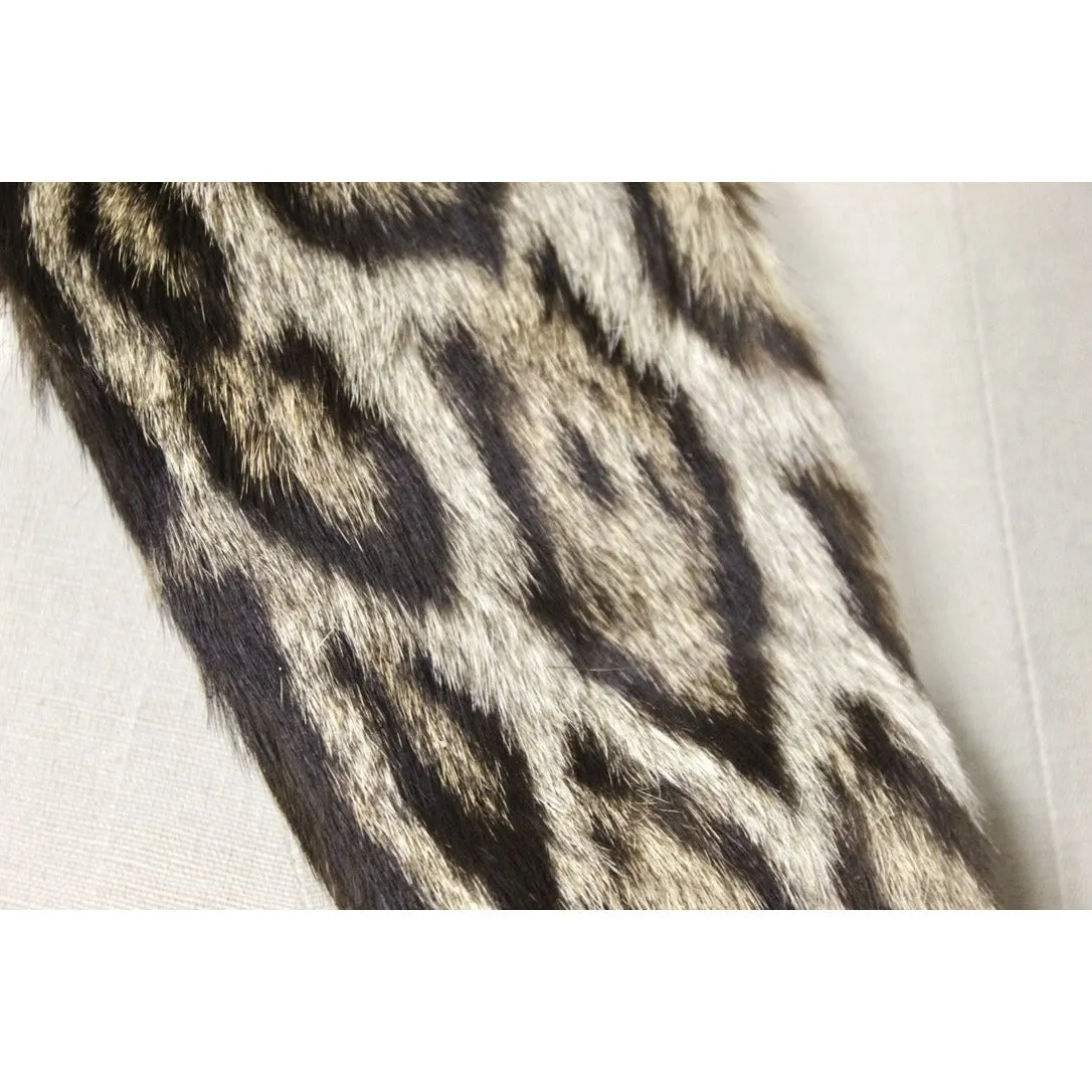 Vintage Fur Collar Ocelot 1950s Trim your Coat