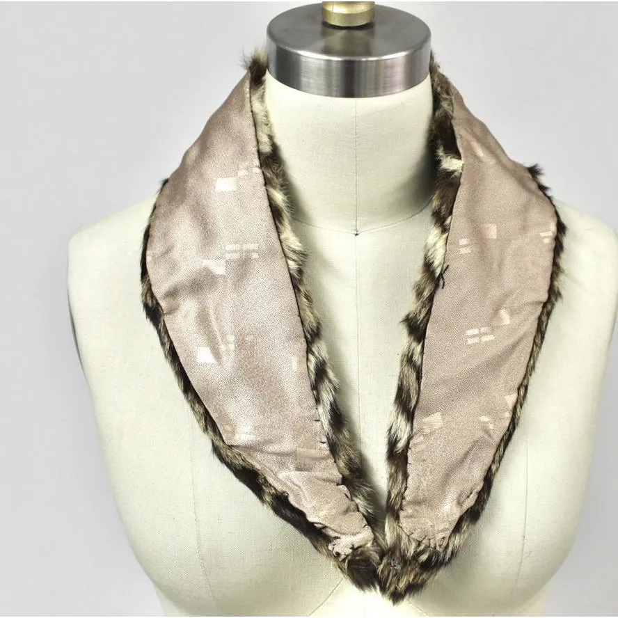 Vintage Fur Collar Ocelot 1950s Trim your Coat