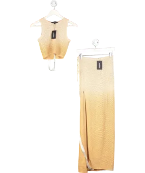 Wanderdoll Beige Solstice Crochet Co-ord UK S