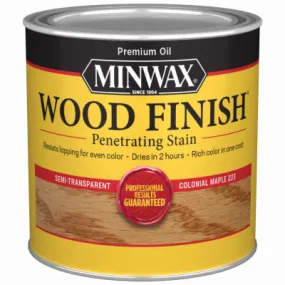 Wood Finish Semi-Transparent HALF PINT - COLONIAL MAPLE