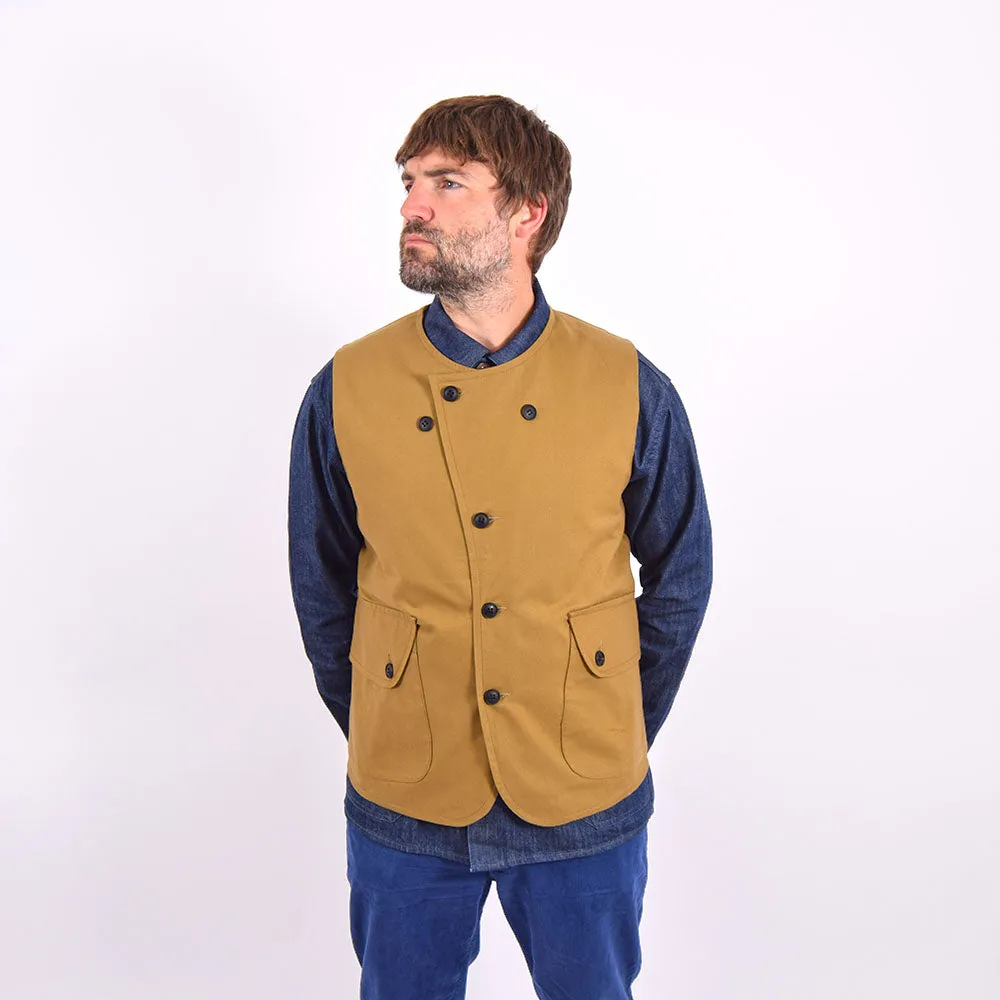 Workhouse England Sand Gilet