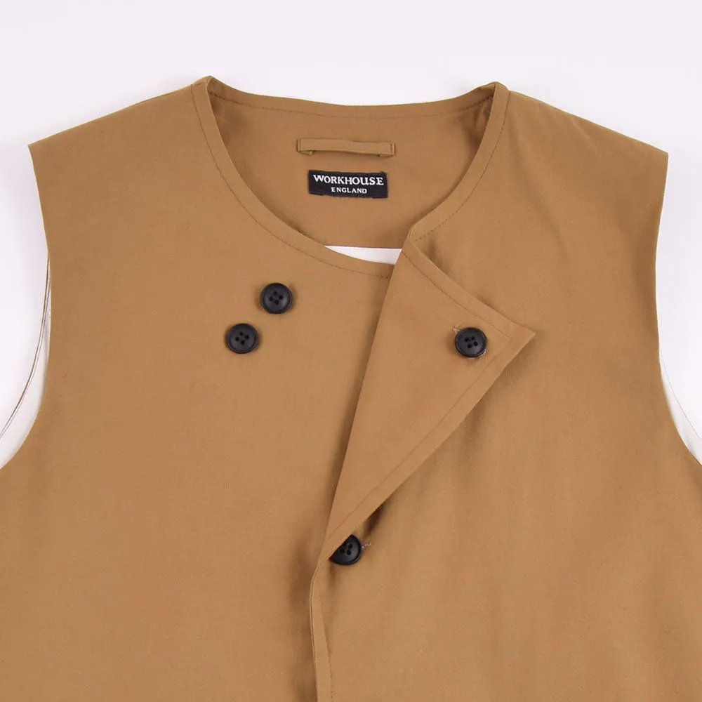 Workhouse England Sand Gilet