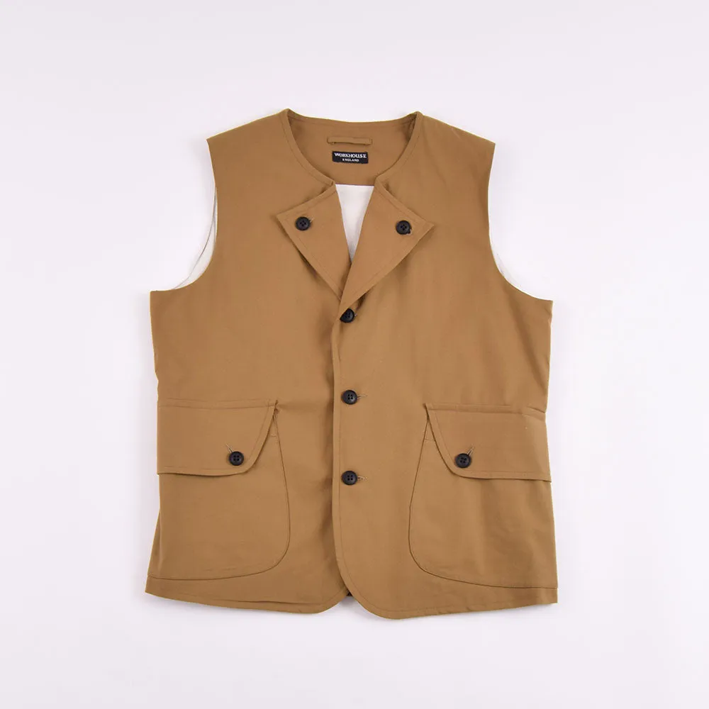 Workhouse England Sand Gilet