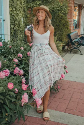 Yarn Dye Plaid Skirt