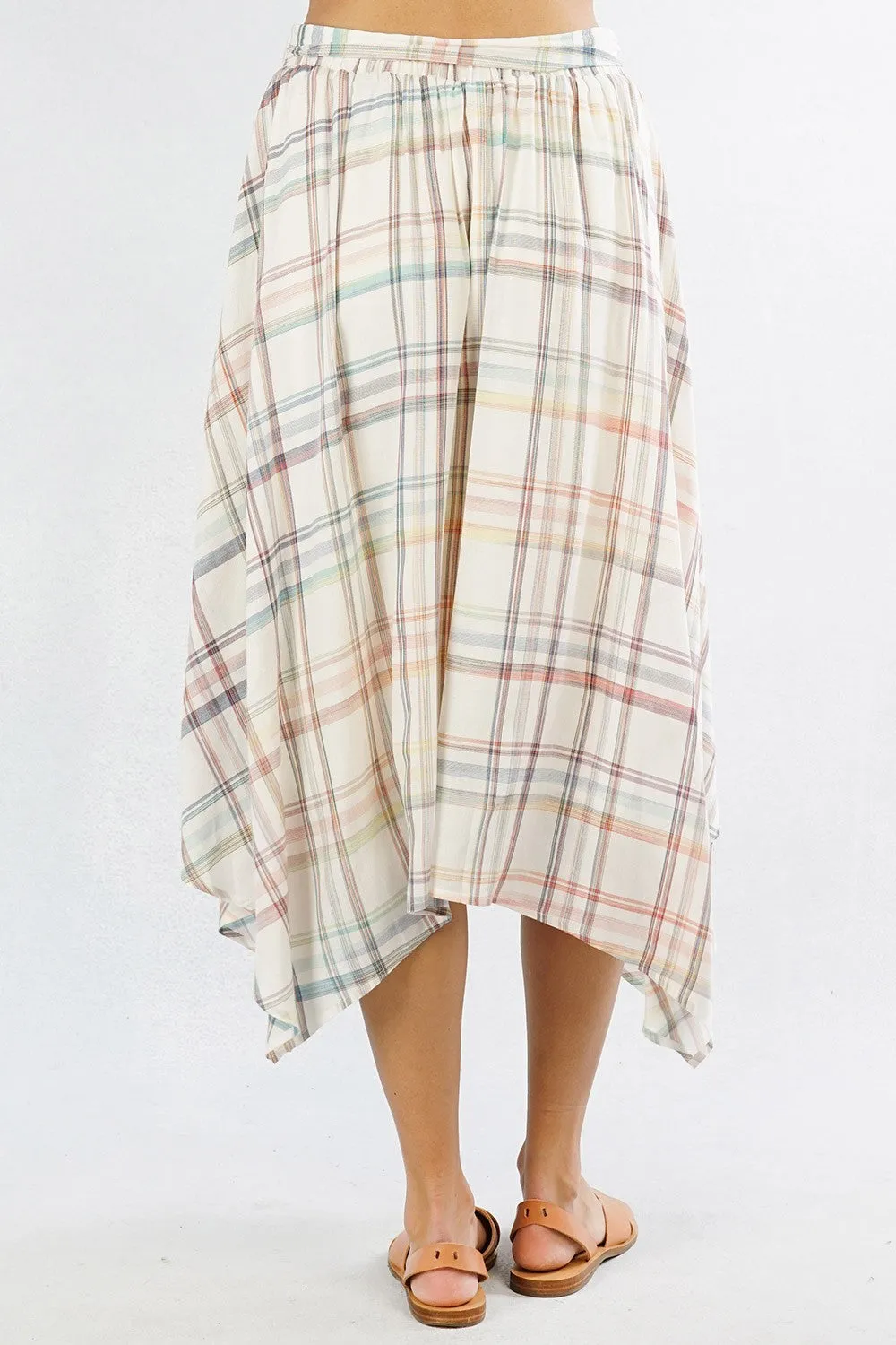 Yarn Dye Plaid Skirt