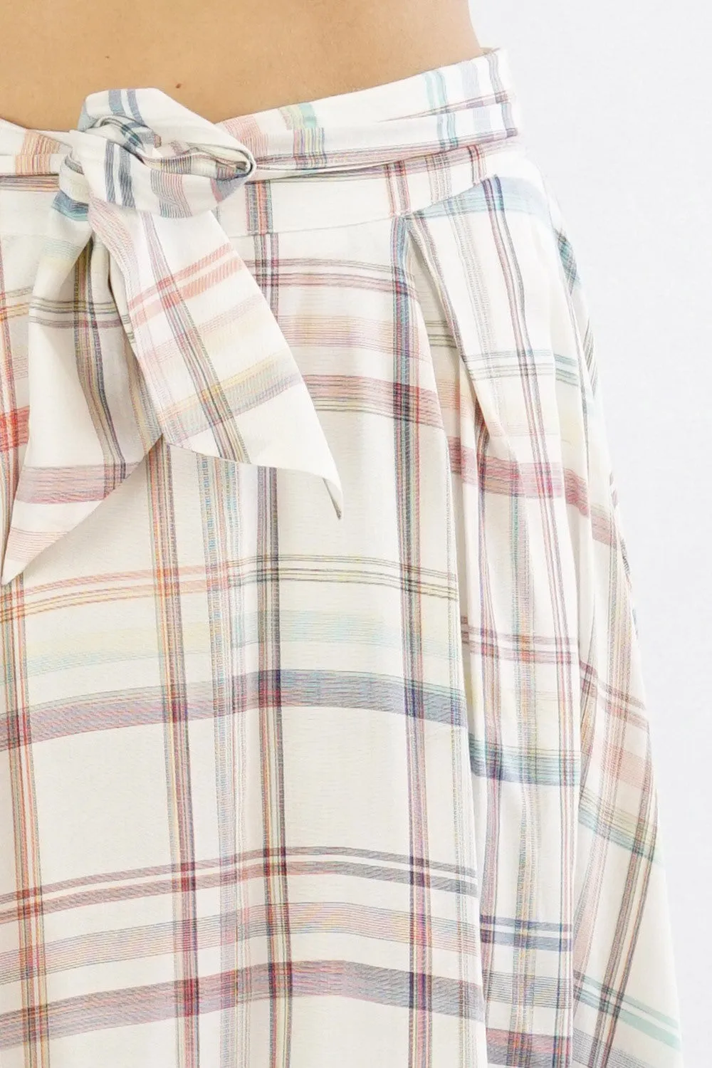 Yarn Dye Plaid Skirt