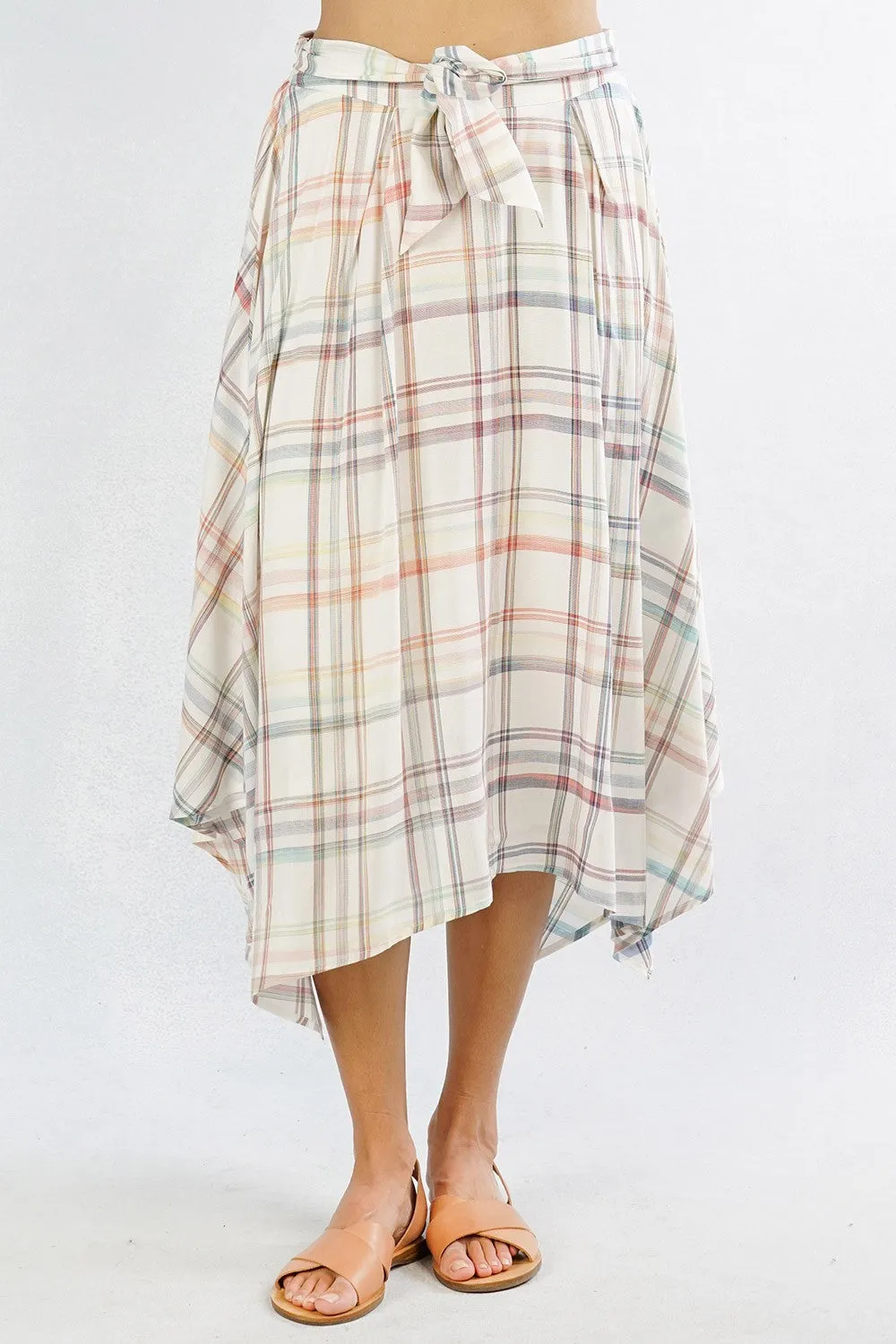 Yarn Dye Plaid Skirt